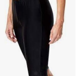 UV SKINZ Plus Size Black Cropped Water Swim Jammerz Pants 4X